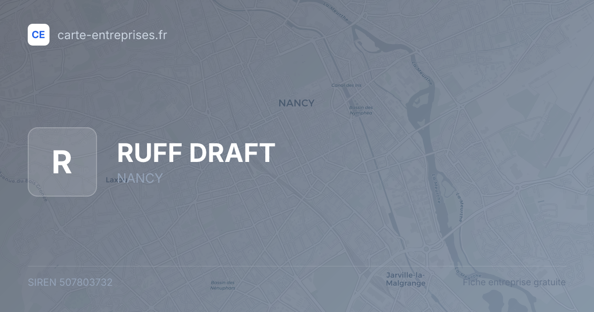 RUFF DRAFT — 507803732 — fiche entreprise