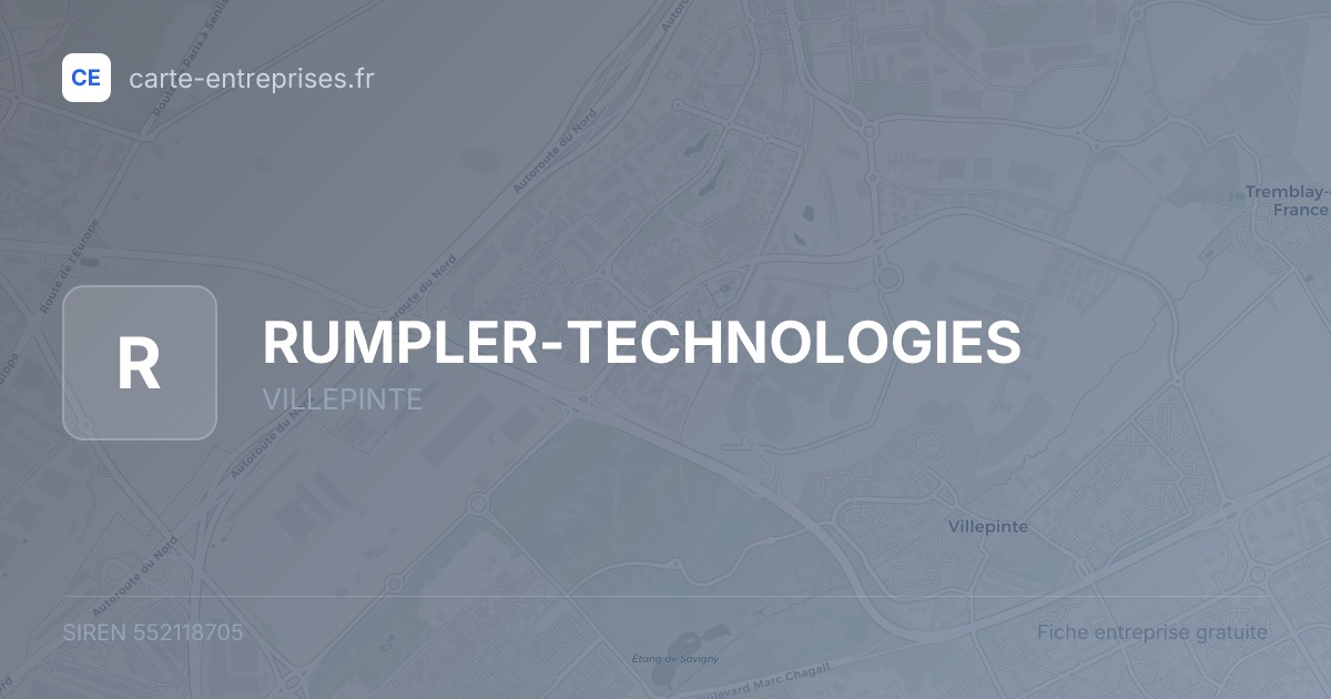 RUMPLER-TECHNOLOGIES — 552118705 — fiche entreprise