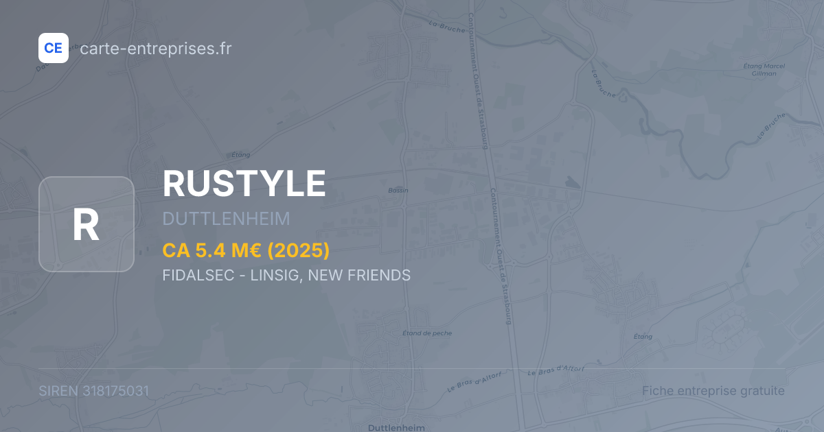 RUSTYLE — 318175031 — fiche entreprise