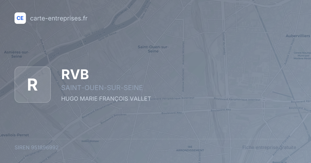 RVB — 951896992 — fiche entreprise