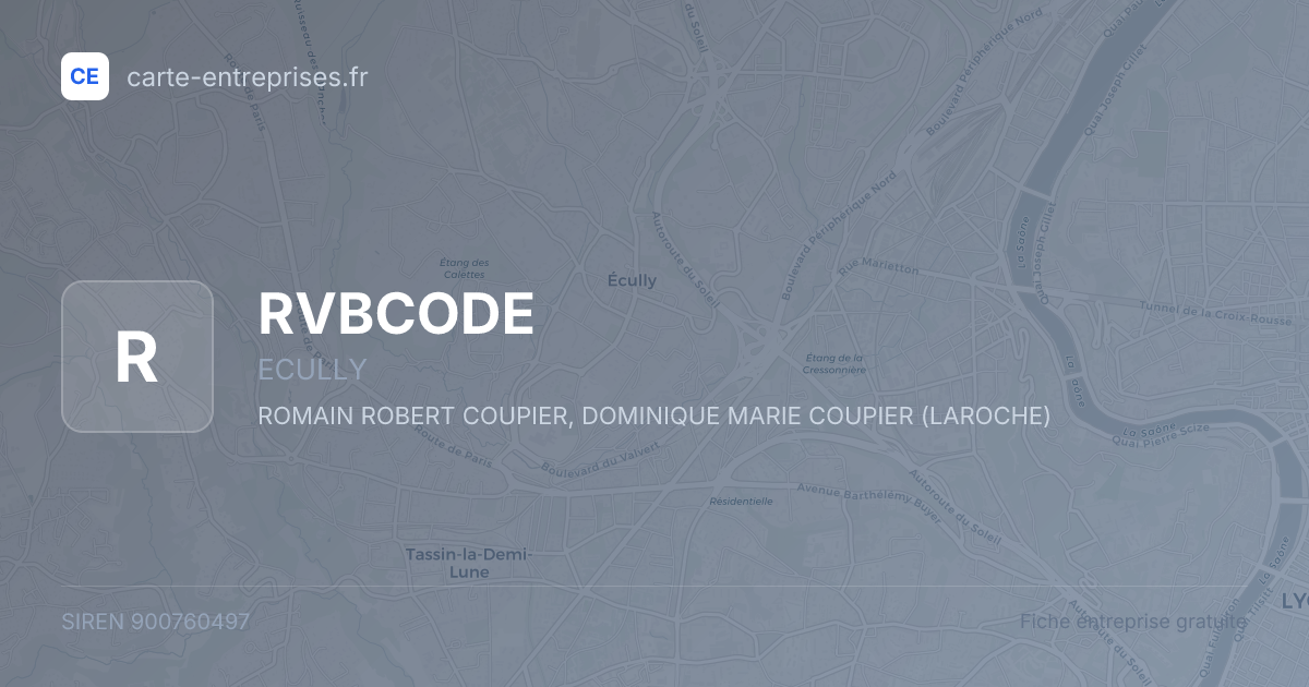 RVBCODE — 900760497 — fiche entreprise