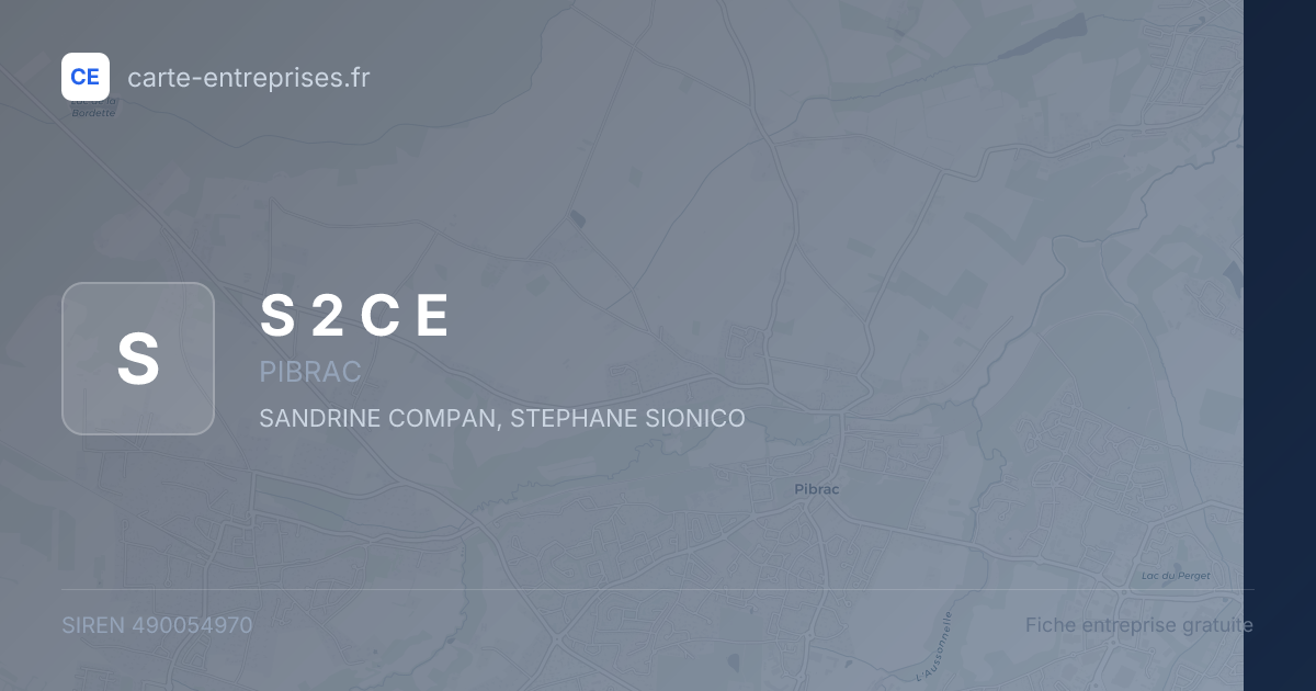 S 2 C E — 490054970 — fiche entreprise