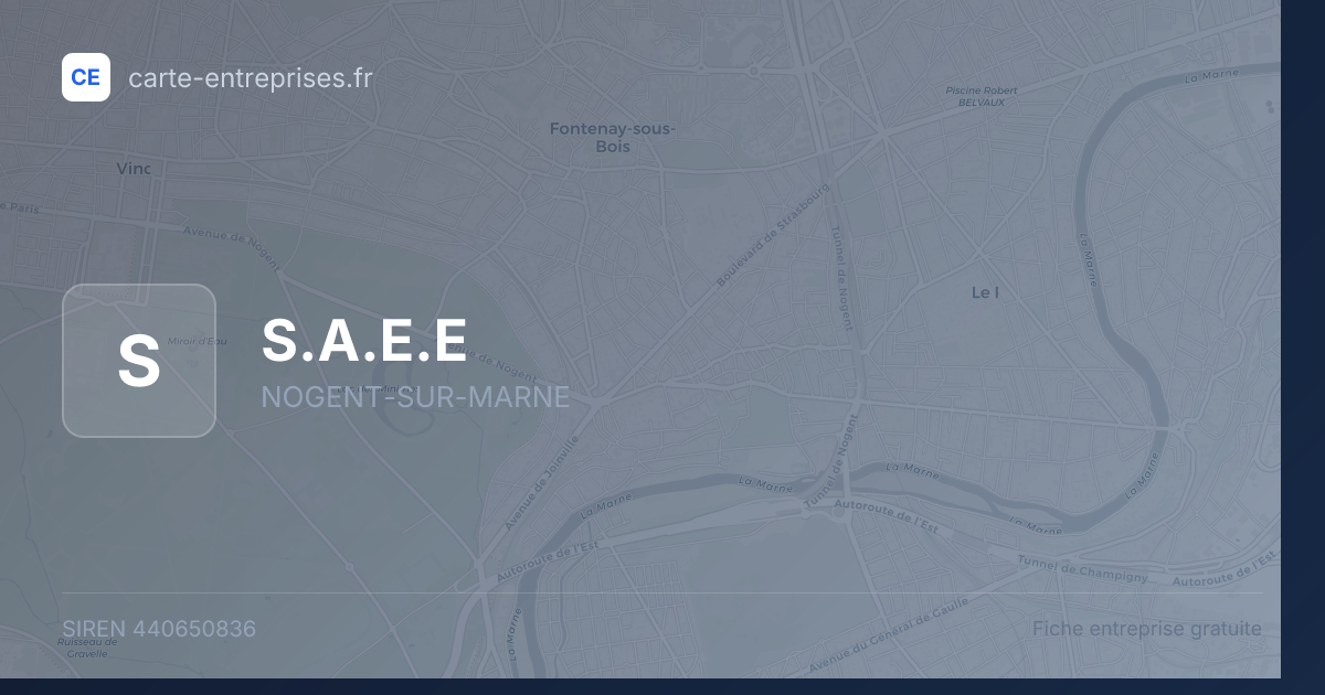 S.A.E.E — 440650836 — fiche entreprise