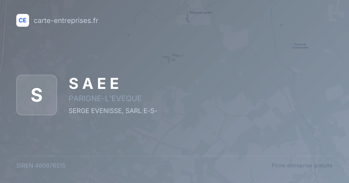 S A E E — 480876515 — fiche entreprise