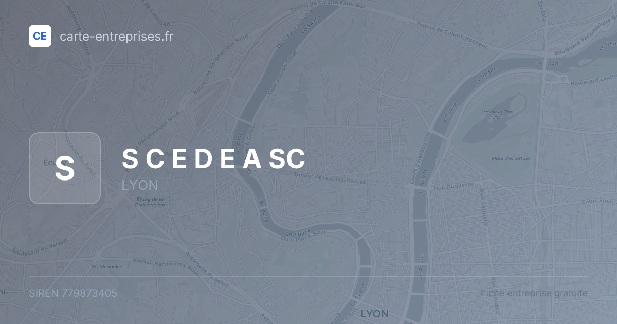 S C E D E A SC — 779873405 — fiche entreprise