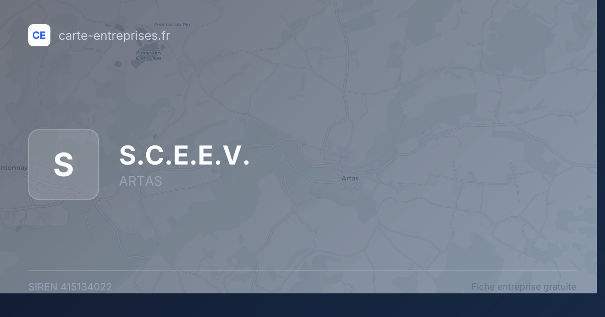 S.C.E.E.V. — 415134022 — fiche entreprise