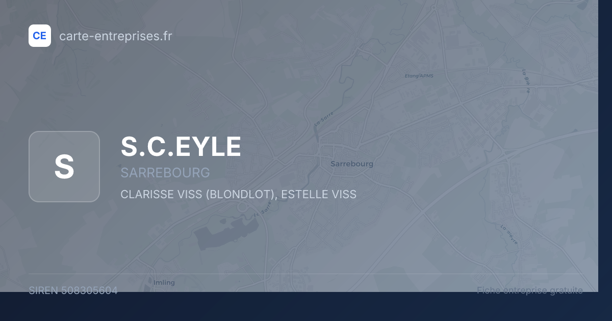 S.C.EYLE — 508305604 — fiche entreprise