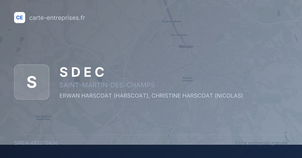 S D E C — 482279486 — fiche entreprise
