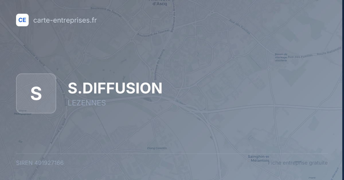 S.DIFFUSION — 491927166 — fiche entreprise