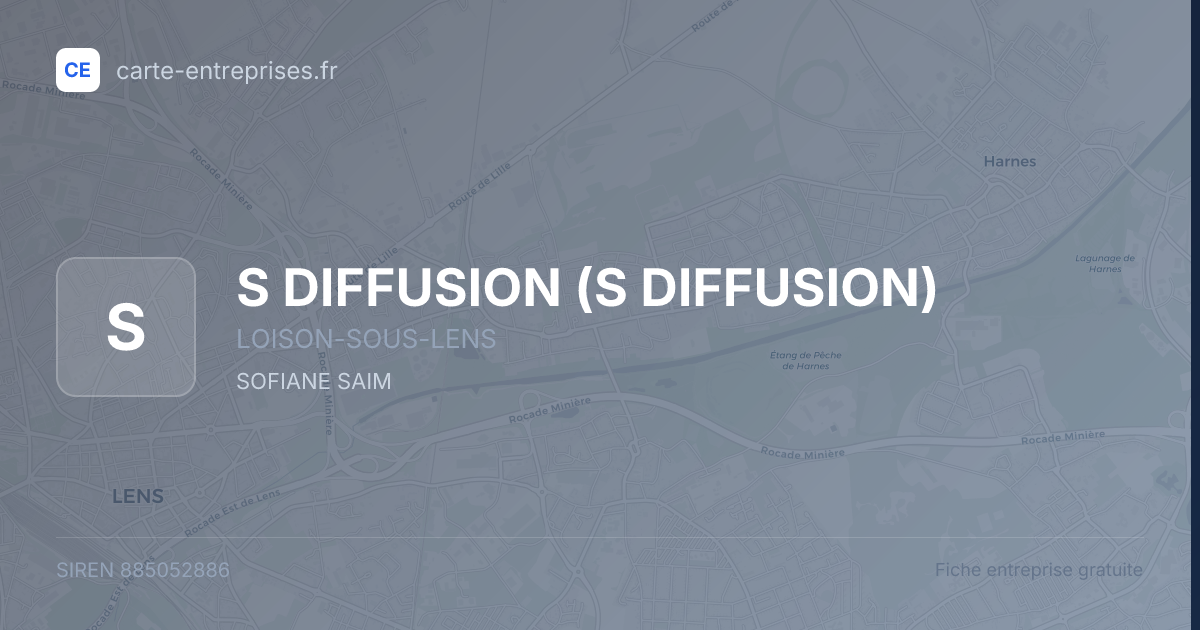 S DIFFUSION — 885052886 — fiche entreprise