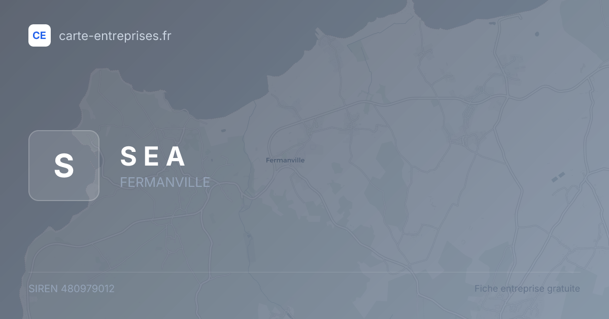 S E A — 480979012 — fiche entreprise