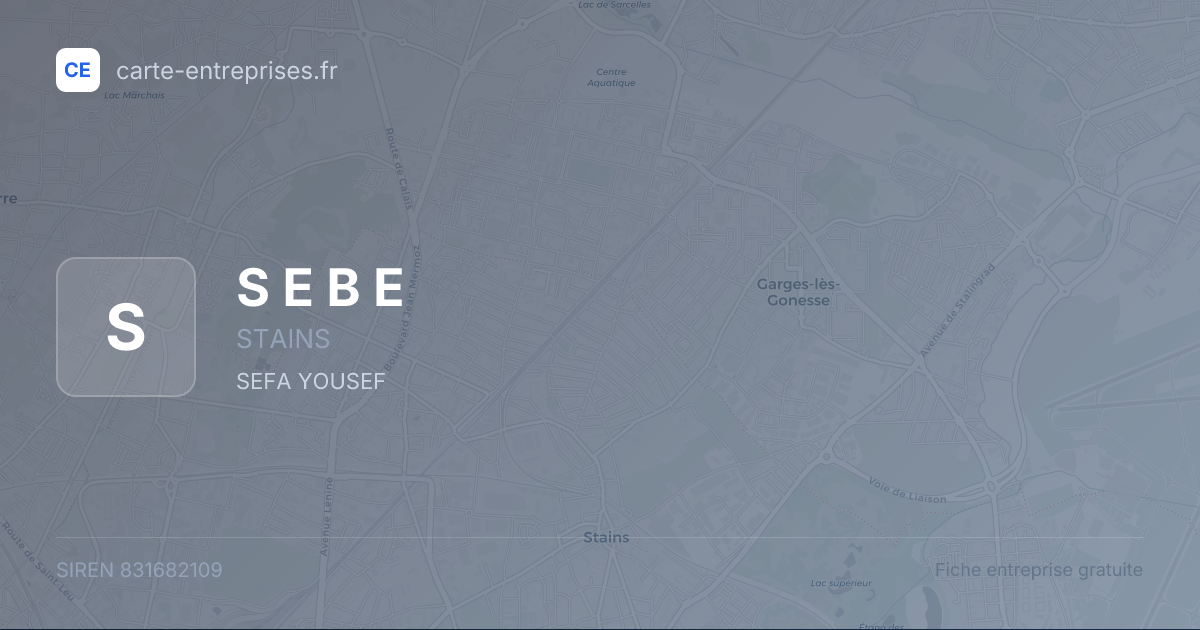 S E B E — 831682109 — fiche entreprise