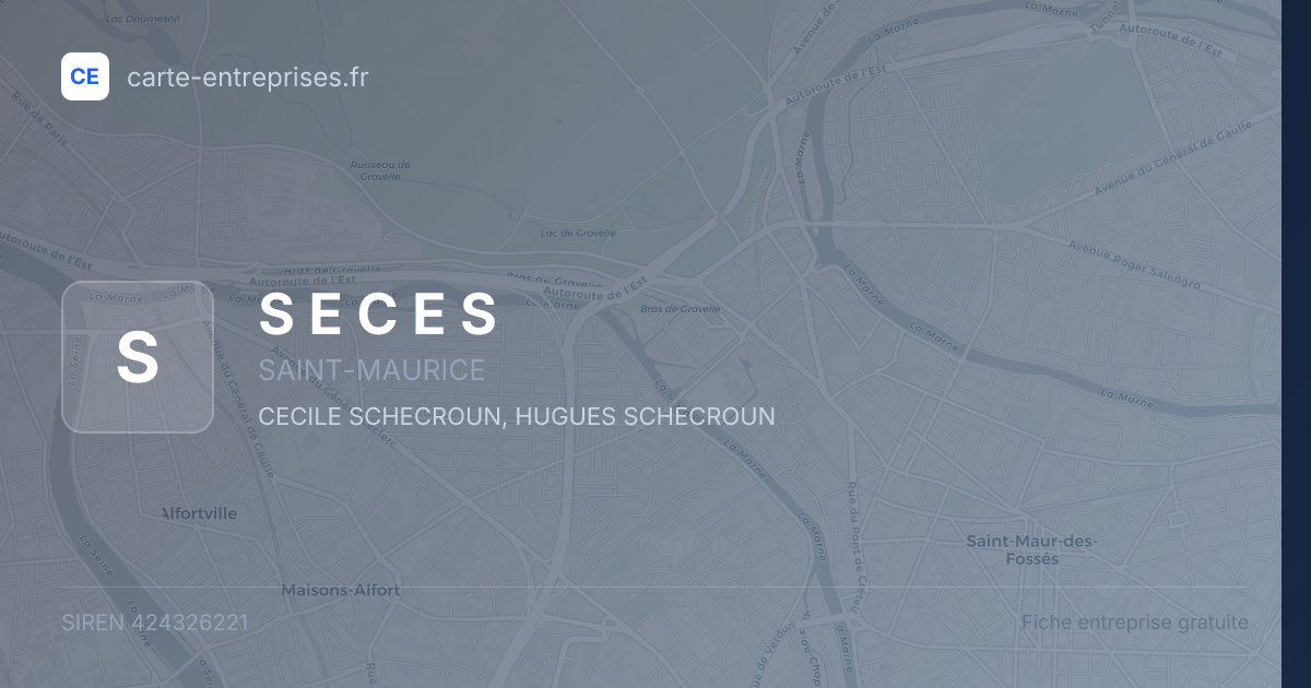 S E C E S — 424326221 — fiche entreprise