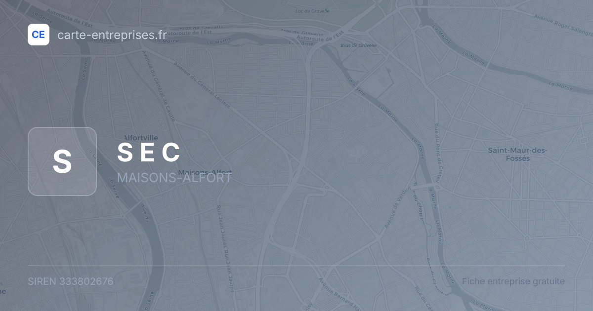 S E C — 333802676 — fiche entreprise