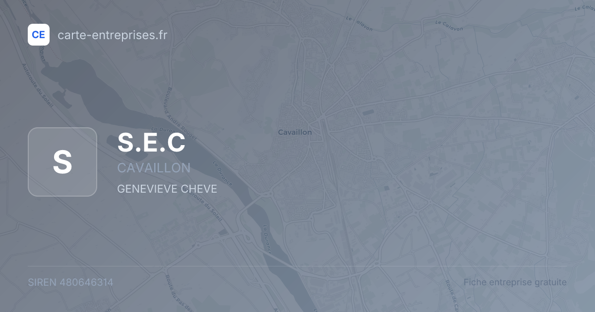 S.E.C — 480646314 — fiche entreprise