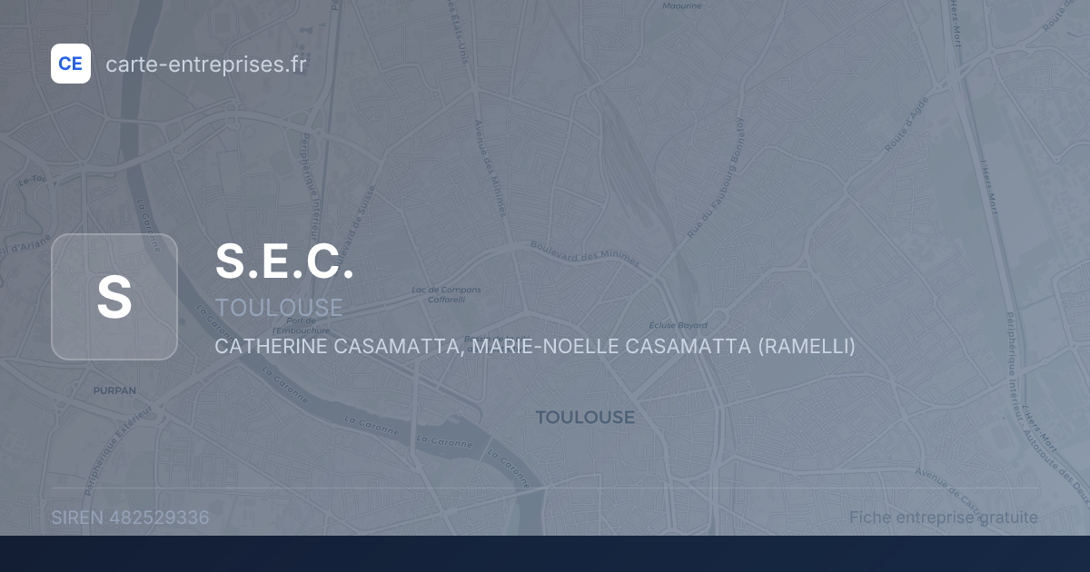 S.E.C. — 482529336 — fiche entreprise