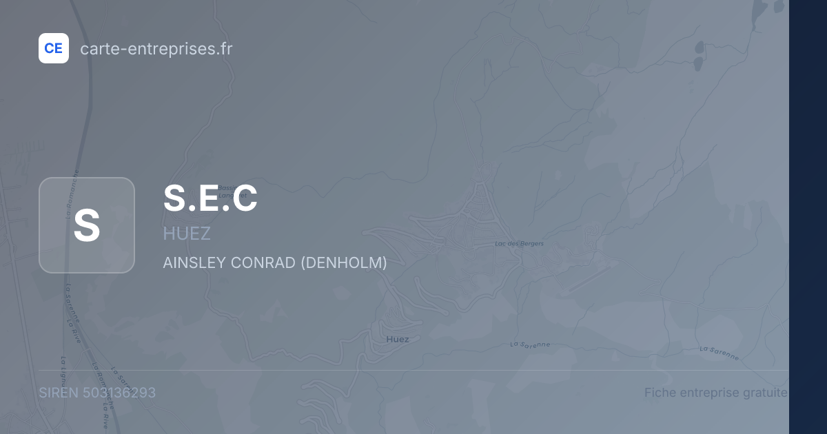 S.E.C — 503136293 — fiche entreprise