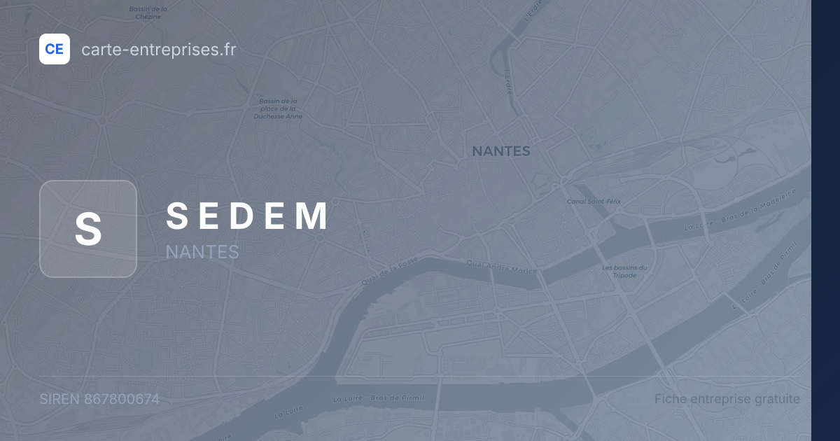 S E D E M — 867800674 — fiche entreprise