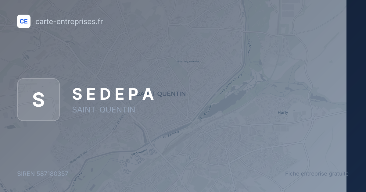 S E D E P A — 587180357 — fiche entreprise