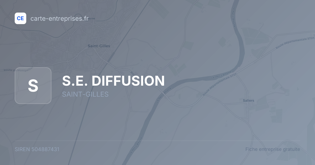 S.E. DIFFUSION — 504887431 — fiche entreprise