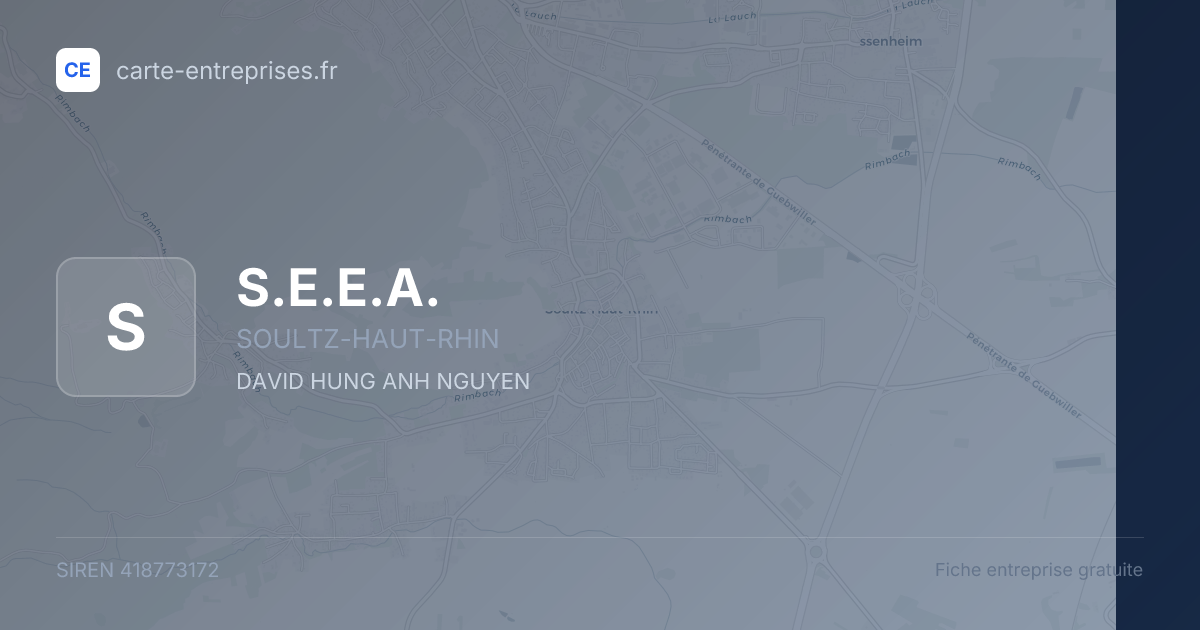 S.E.E.A. — 418773172 — fiche entreprise