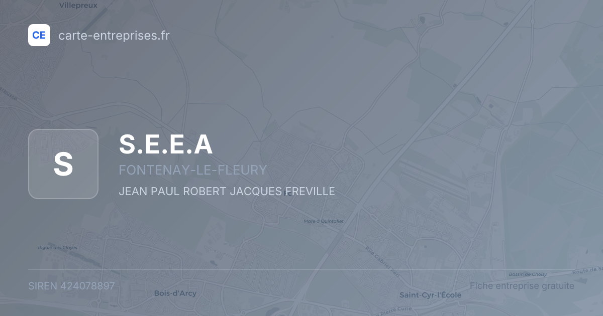 S.E.E.A — 424078897 — fiche entreprise