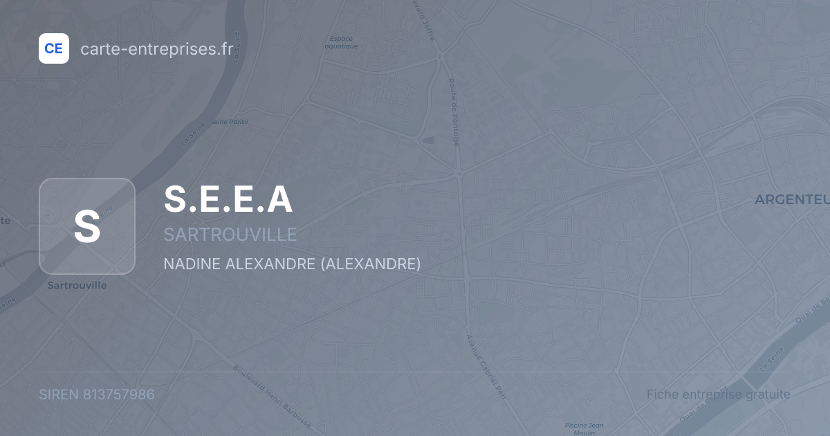 S.E.E.A — 813757986 — fiche entreprise