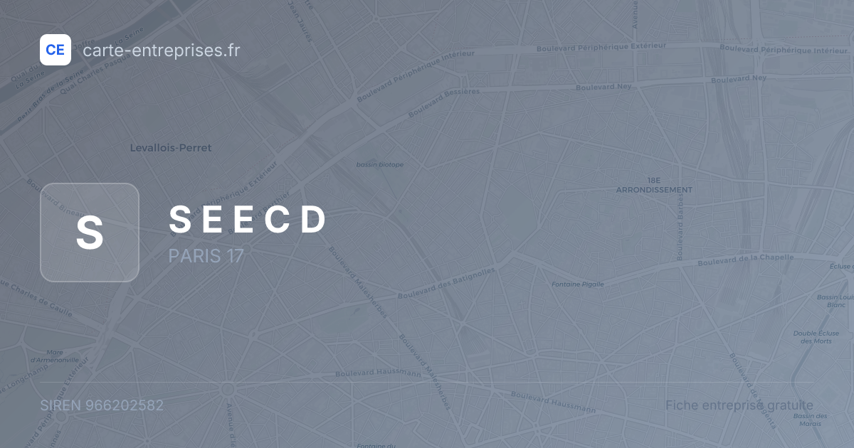 S E E C D — 966202582 — fiche entreprise