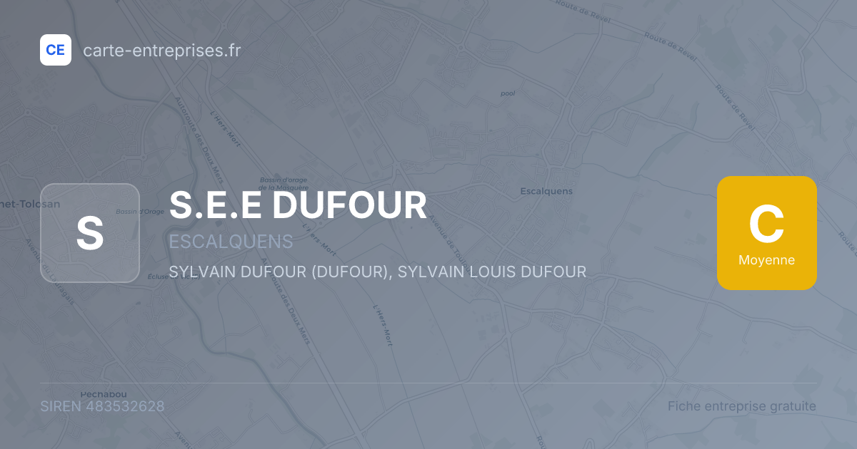 S.E.E DUFOUR — 483532628 — fiche entreprise