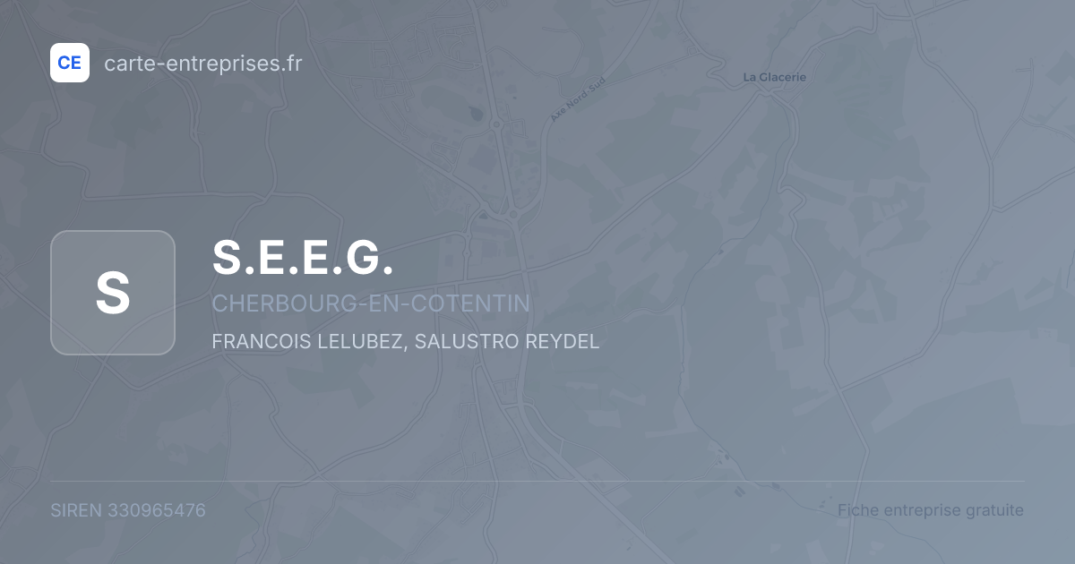S.E.E.G. — 330965476 — fiche entreprise