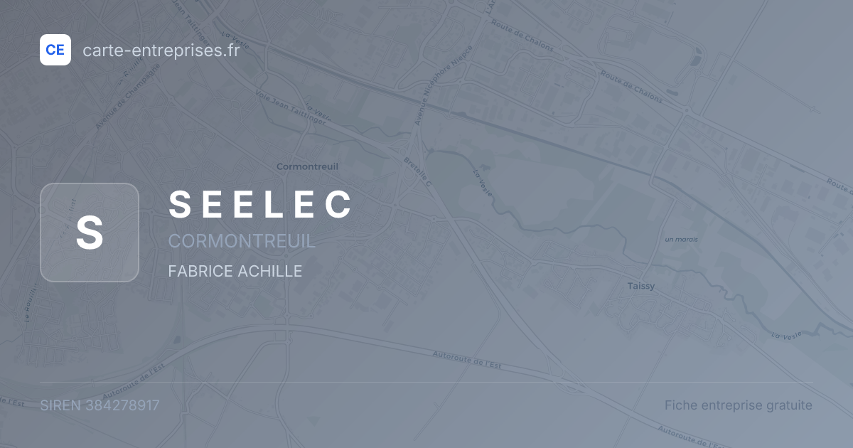S E E L E C — 384278917 — fiche entreprise