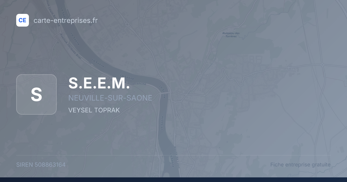 S.E.E.M. — 508863164 — fiche entreprise