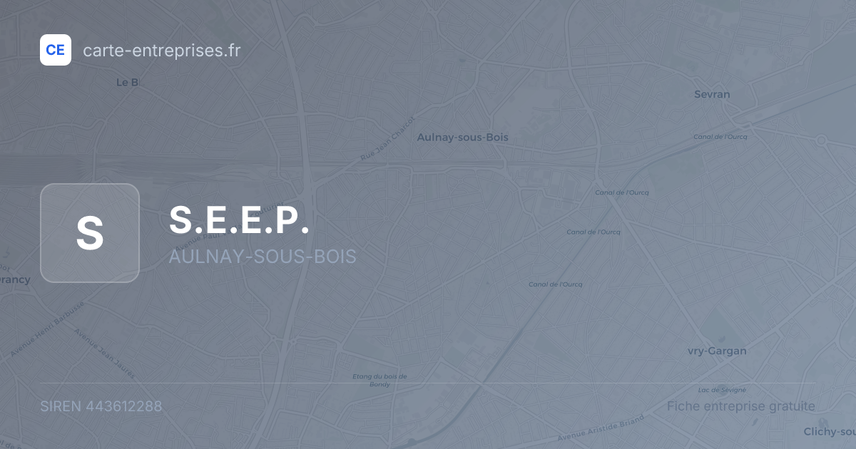 S.E.E.P. — 443612288 — fiche entreprise