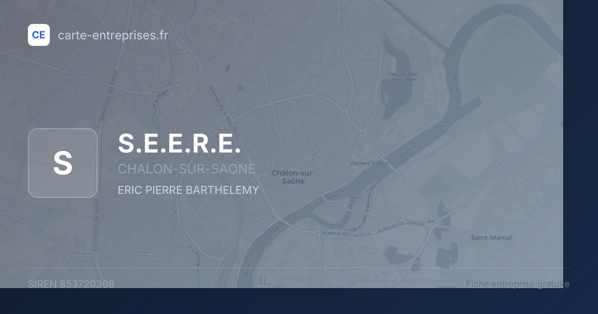 S.E.E.R.E. — 853720308 — fiche entreprise