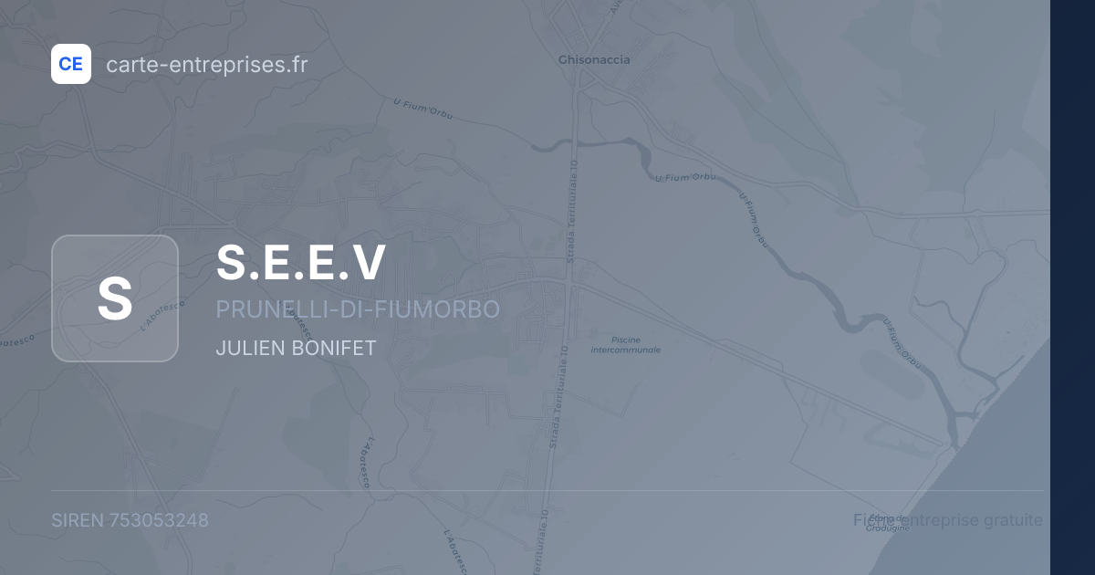 S.E.E.V — 753053248 — fiche entreprise