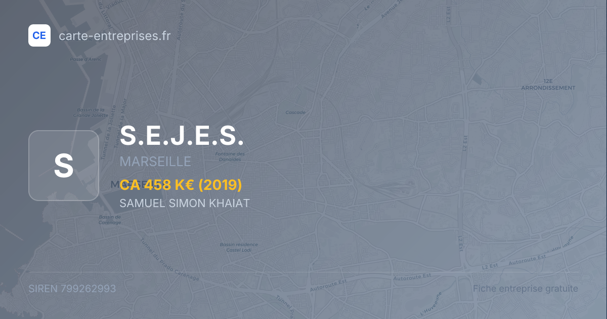 S.E.J.E.S. — 799262993 — fiche entreprise