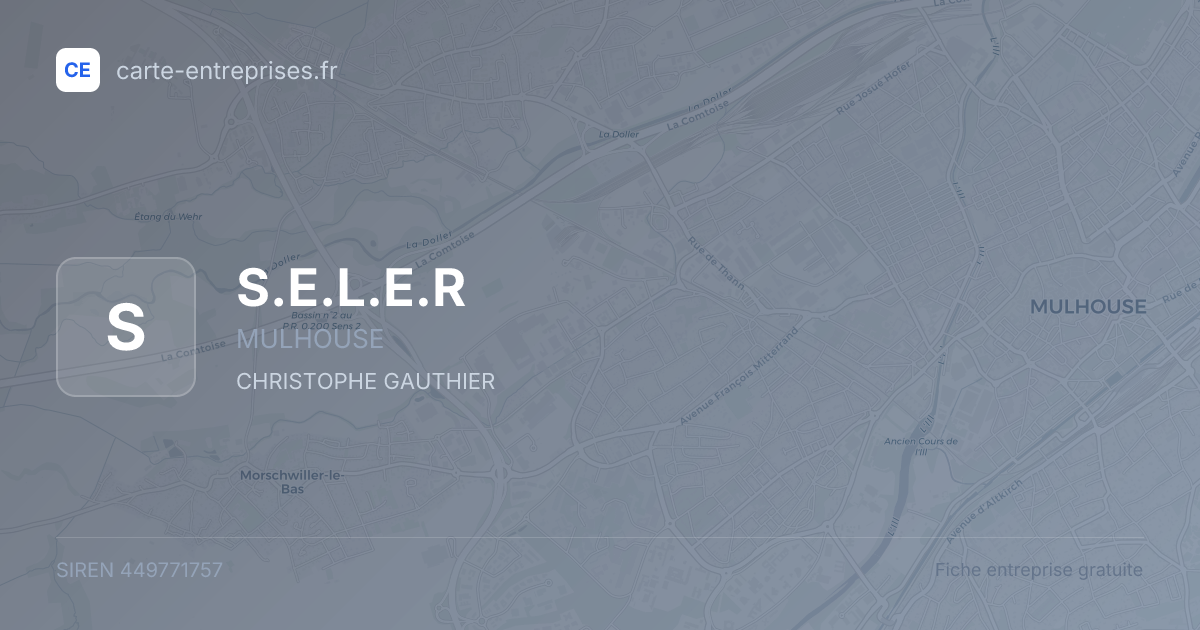 S.E.L.E.R — 449771757 — fiche entreprise