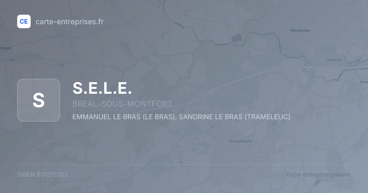 S.E.L.E. — 801215302 — fiche entreprise