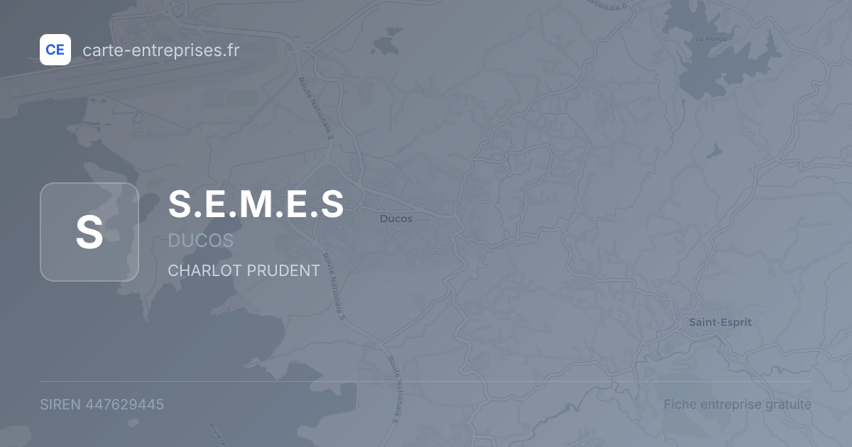 S.E.M.E.S — 447629445 — fiche entreprise