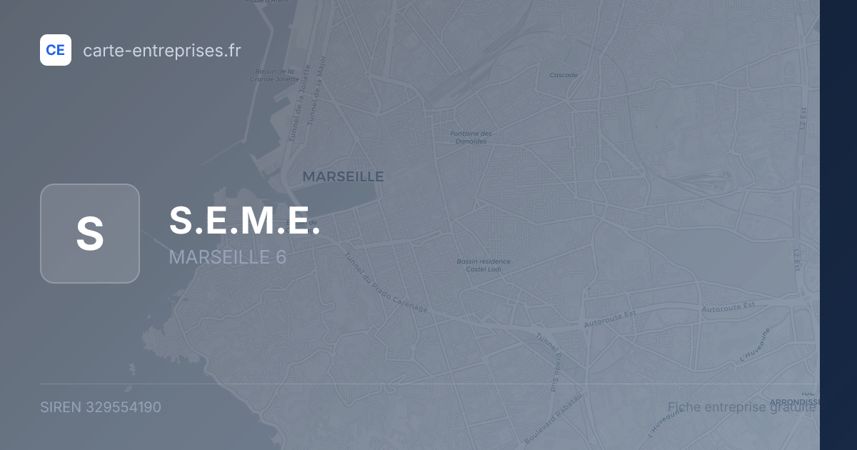 S.E.M.E. — 329554190 — fiche entreprise
