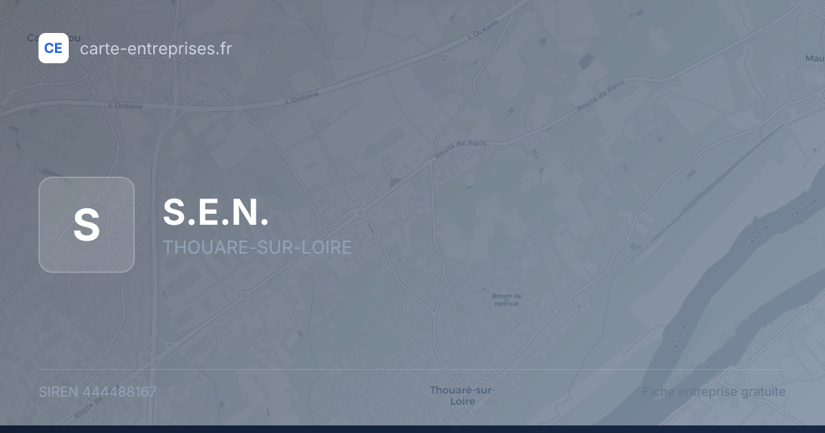 S.E.N. — 444488167 — fiche entreprise