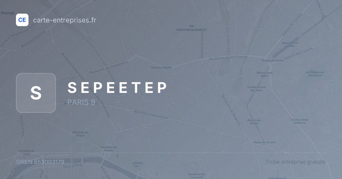 S E P E E T E P — 652003179 — fiche entreprise