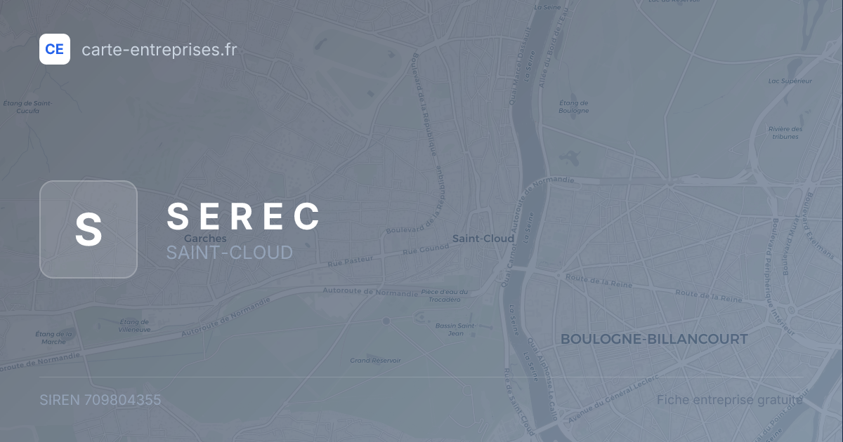 S E R E C — 709804355 — fiche entreprise