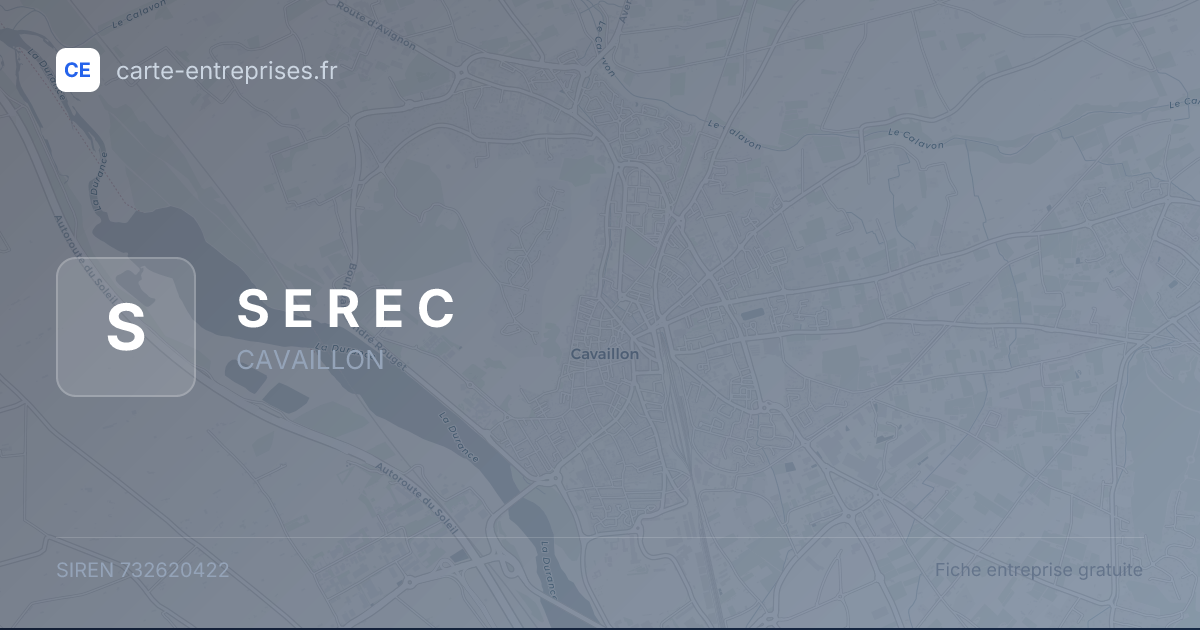 S E R E C — 732620422 — fiche entreprise