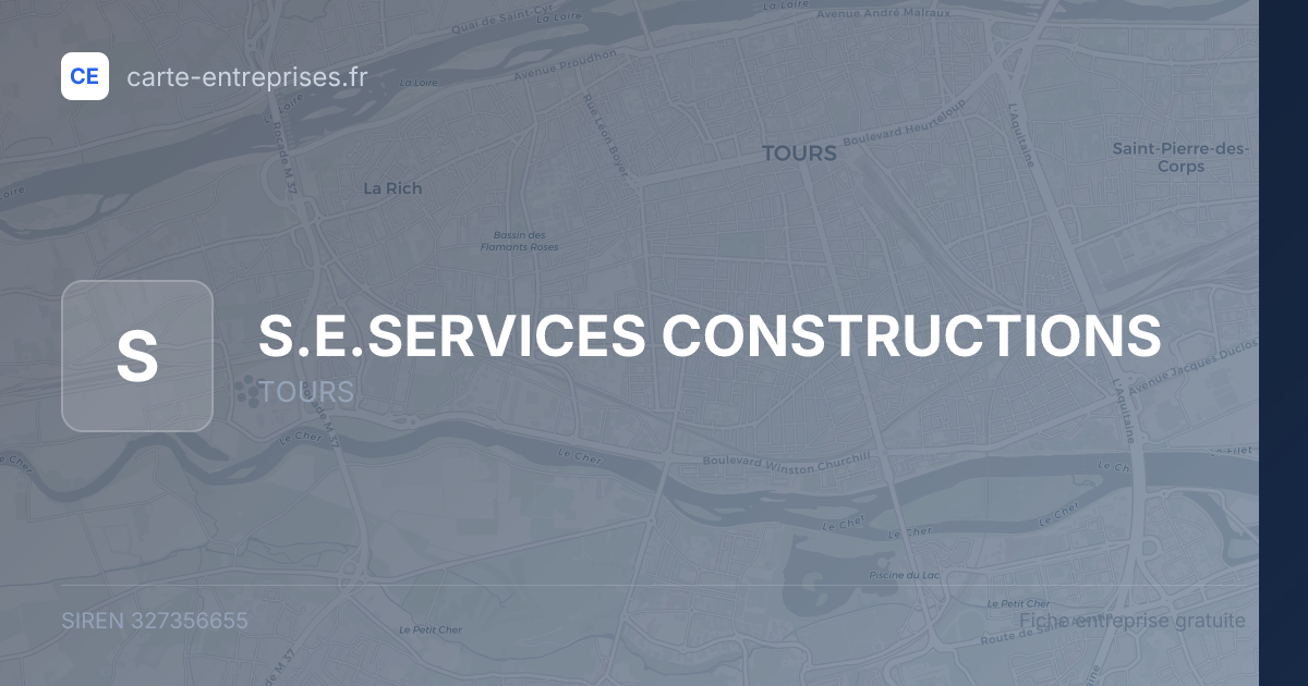 S.E.SERVICES CONSTRUCTIONS — 327356655 — fiche entreprise