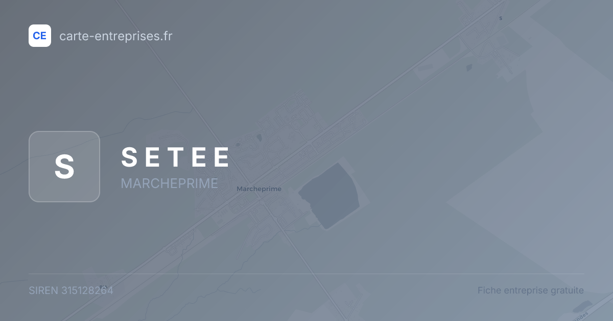 S E T E E — 315128264 — fiche entreprise