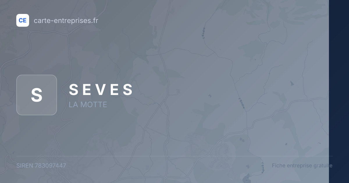 S E V E S — 783097447 — fiche entreprise