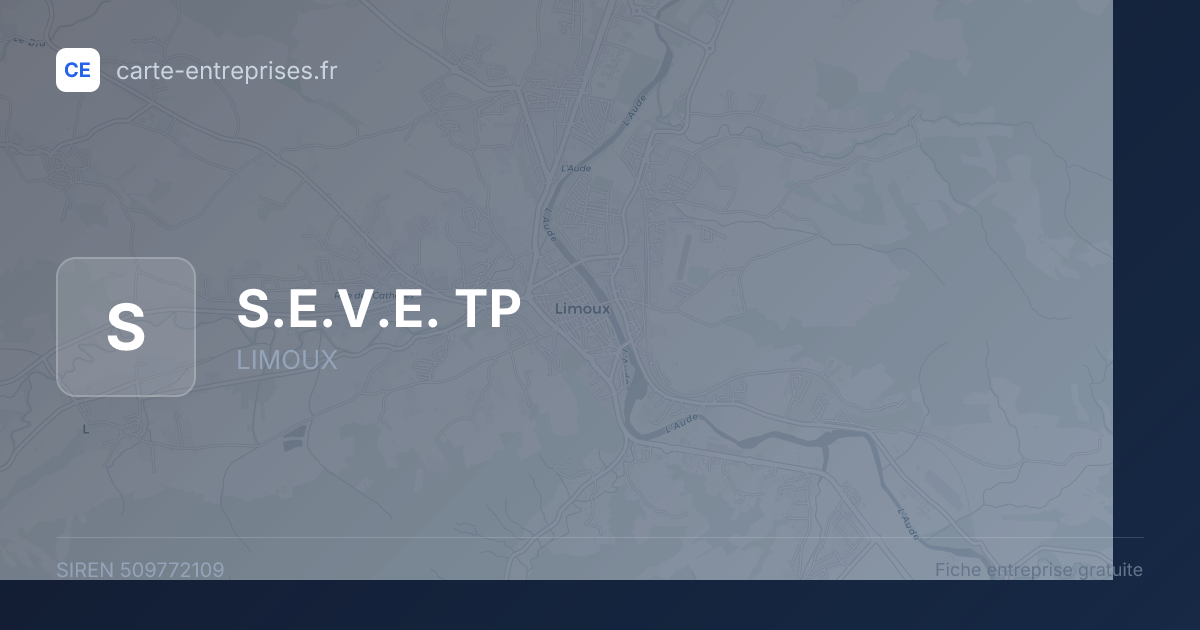 S.E.V.E. TP — 509772109 — fiche entreprise