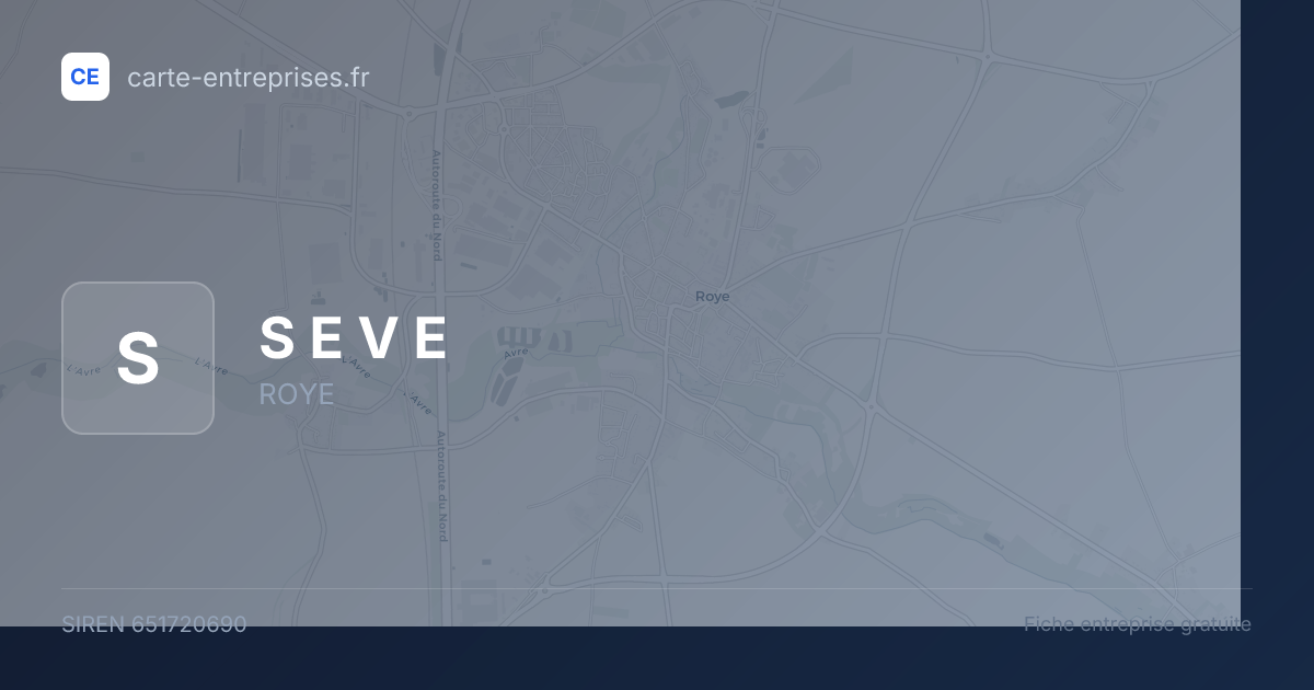 S E V E — 651720690 — fiche entreprise