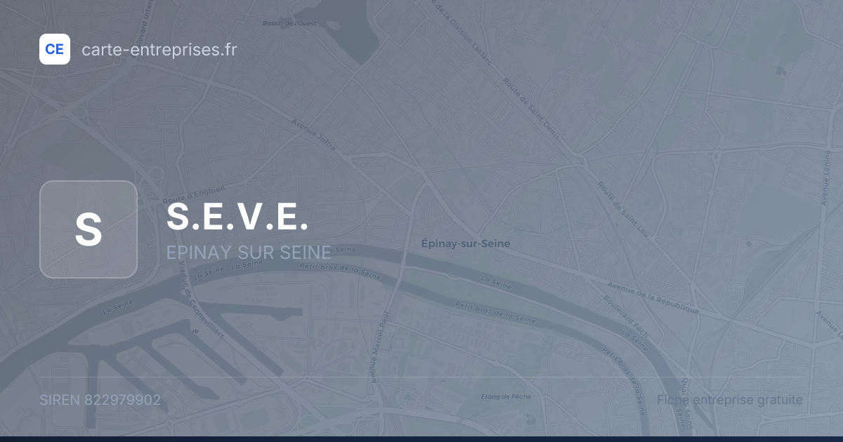 S.E.V.E. — 822979902 — fiche entreprise